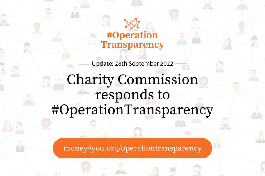 Charity Commission responds to #OperationTransparency